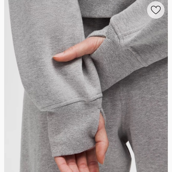 Lululemon Scuba Oversized Half-Zip Hoodie Women’s M / L Gray - Picture 6 of 15